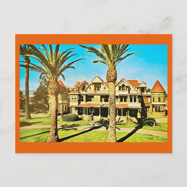 Vintage Winchester Mystery House Postcard (Front)