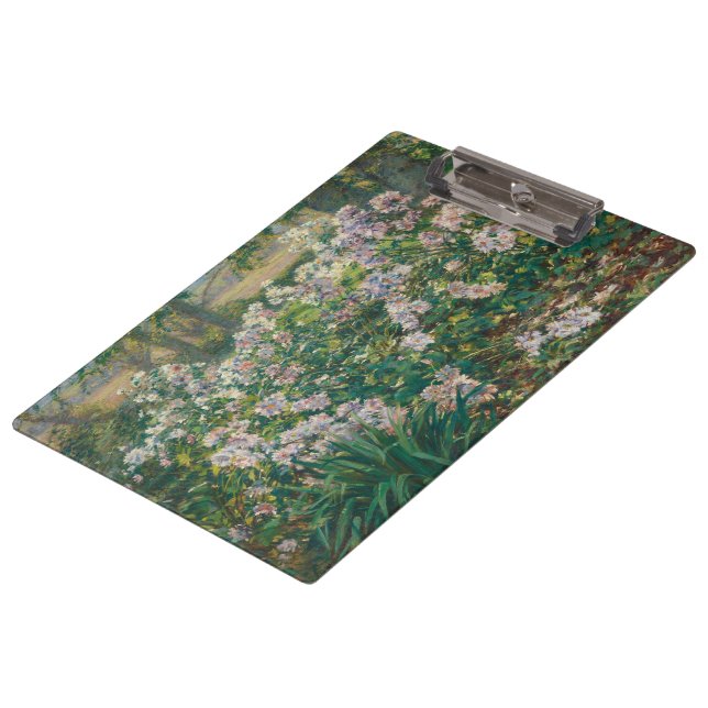 Vintage Windflowers Painting by Roger Donoho Clipboard (Angled)