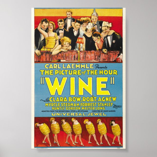 Vintage Wine Cinema Poster (Front)