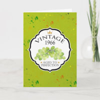 Vintage Wine Label Birthday