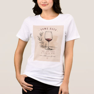 Vintage Wine Lover Shirt   Elegant Red Wine Design