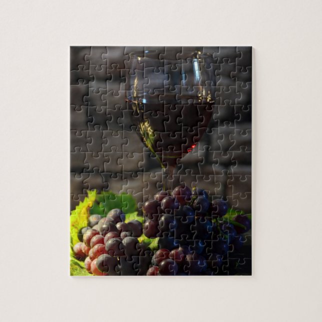 Vintage Wine Still LIfe Jigsaw Puzzle (Vertical)