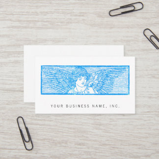 Vintage Winged Angel Business Card