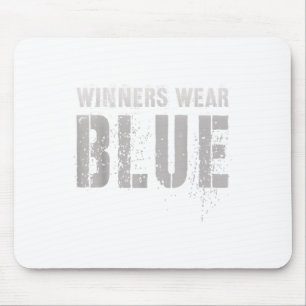 Vintage Winners Wear Blue Summer Camp Team War Gam Mouse Pad