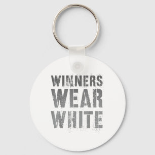 Vintage Winners Wear White Competition War Game Su Keychain
