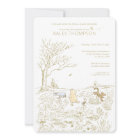 Vintage Winnie the Pooh 100 Acre Wood Baby Shower