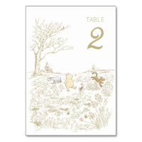 Vintage Winnie the Pooh Table Number