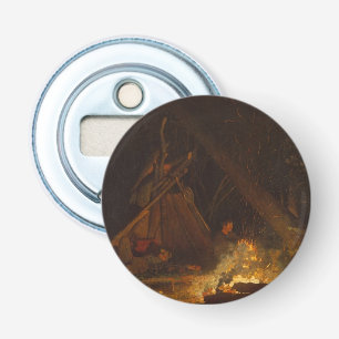 Vintage Winslow Homer Camp Fire Bottle Opener