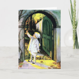 Vintage Winter Scene Holiday Card