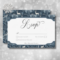 Vintage Winter William Morris Elegant Wedding