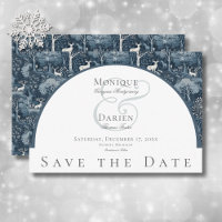 Vintage Winter William Morris Elegant Wedding