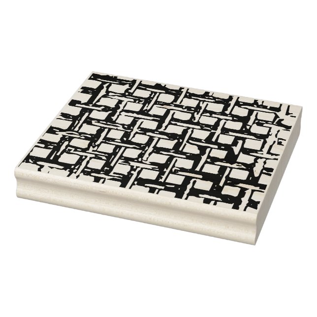 Vintage Wire Screen Pattern Rubber Art Stamp (Stamp)