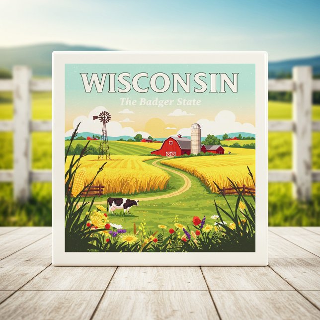  Vintage Wisconsin Tile (Creator Uploaded)