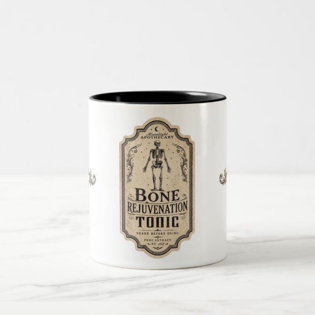 Vintage Witch Apothecary Potion Label Coffee Mug (Center)