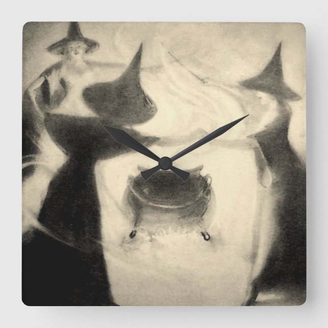 Vintage Witch Clock (Front)