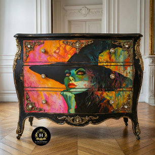 Vintage Witch Halloween Decoupage  Tissue Paper