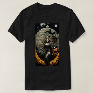 Vintage Witch Halloween T-Shirt