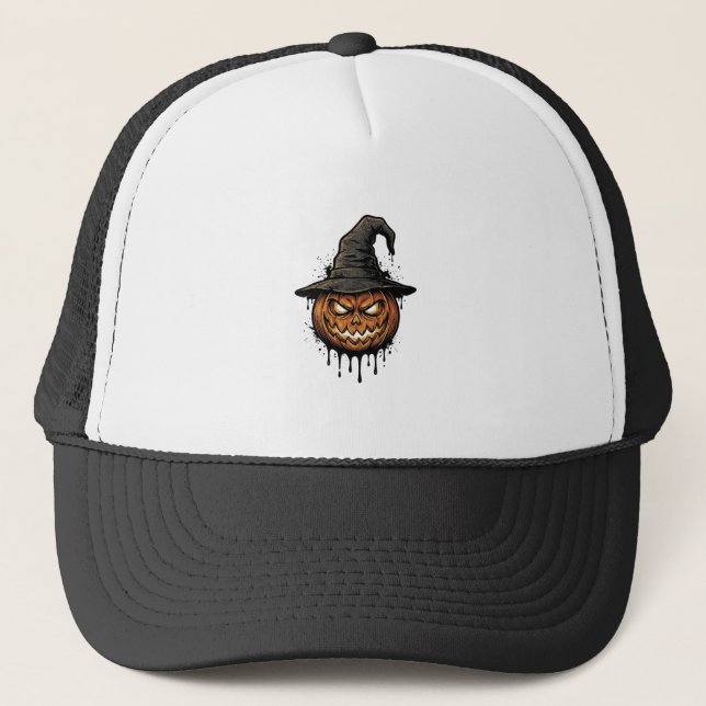 Vintage Witch Hat Pumpkin Halloween Graphic_1 (Front)