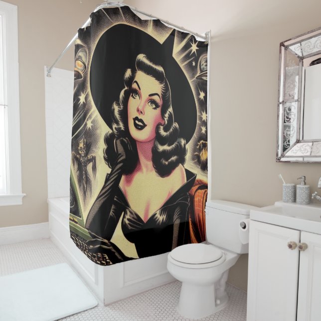 Vintage Witch Pin Up (In Situ)