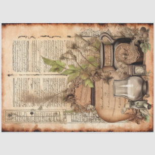 Vintage Witch Potion Design Series 9 Tissue Paper