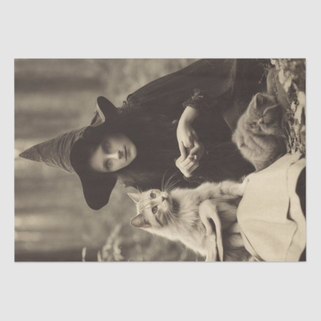 Vintage Witchcraft: Cauldron Conjurings Decoupage Tissue Paper (Front)