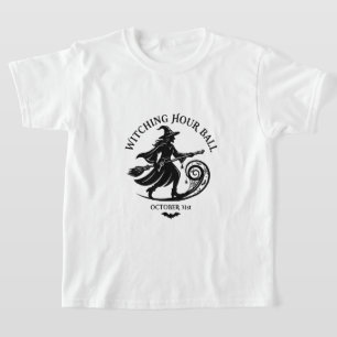 Vintage Witching Hour Ball Halloween T-Shirt