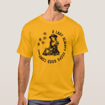 Vintage Witchy Lady and Dog Illustration