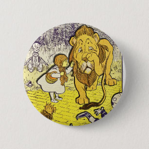 Vintage Wizard of Oz 1st Edition Print 2 Inch Round Button
