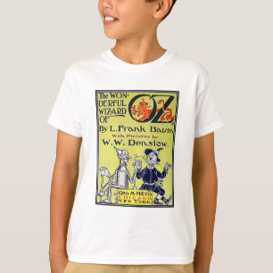 Vintage Wizard of Oz Book Cover T-Shirt