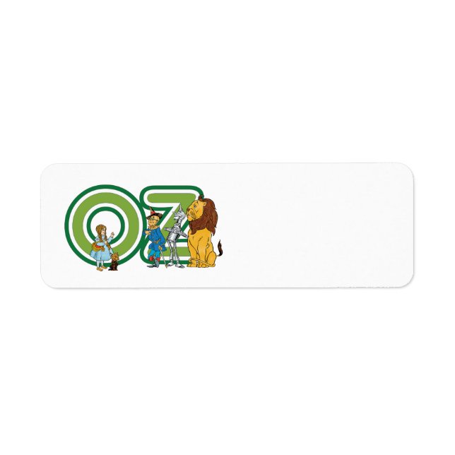 Vintage Wizard of Oz Characters and Text Letters (Front)
