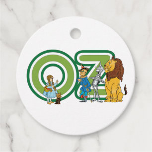 Vintage Wizard of Oz Characters and Text Letters Favour Tags