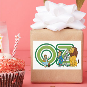 Vintage Wizard of Oz Characters and Text Letters Sticker
