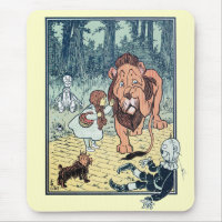 Vintage Wizard of Oz Characters, Yellow Brick Road