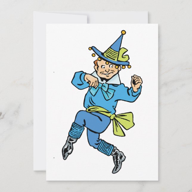Vintage Wizard of Oz, Cute Dancing Boy Munchkin! (Front)