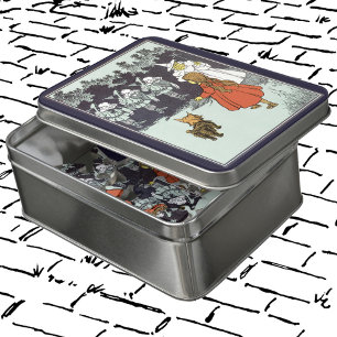 Vintage Wizard of Oz Dorothy Toto Glinda Munchkins Jigsaw Puzzle