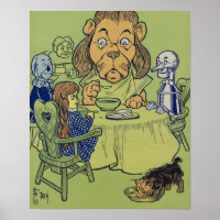 Vintage Wizard of Oz Eating At The Table