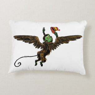 Vintage Wizard of Oz, Evil Flying Monkey Accent Pillow
