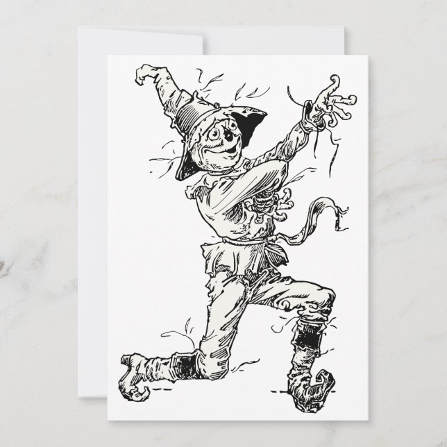 Vintage Wizard of Oz Fairy Tales, the Scarecrow (Front)
