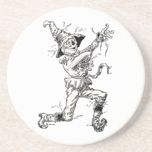 Vintage Wizard of Oz Fairy Tales, the Scarecrow Coaster