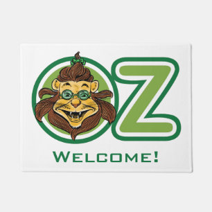 Vintage Wizard of Oz, Lion in the Letter O Doormat