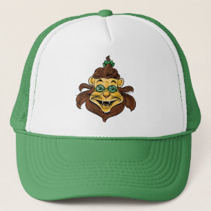 Vintage Wizard of Oz, Lion Wearing Green Glasses Trucker Hat
