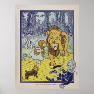 Vintage Wizard of OZ Poster - 1900