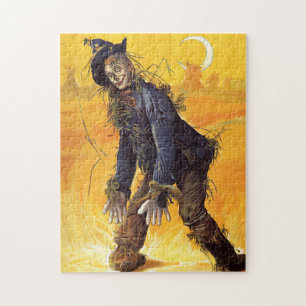 Vintage Wizard of Oz Scarecrow Jigsaw Puzzle