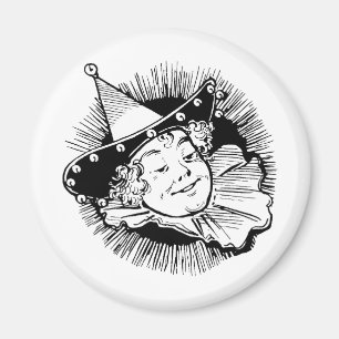 Vintage Wizard of Oz, Woman Munchkin Portrait Magnet