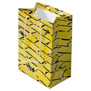 Vintage Wizard of Oz Yellow Brick Road by Denslow Medium Gift Bag