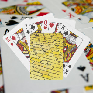 Vintage Wizard of Oz Yellow Brick Road by Denslow Playing Cards
