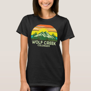 Vintage Wolf Creek Freestyle Skiing Vacation T-Shirt