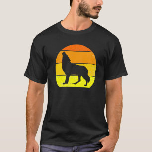 Vintage Wolves Wolf Retro Wolves Wolf Silhouette A T-Shirt