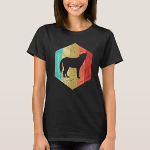 Vintage Wolves Wolf Retro Wolves Wolf Silhouette A T-Shirt