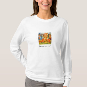 Vintage Woman Driving & Knitting T-Shirt